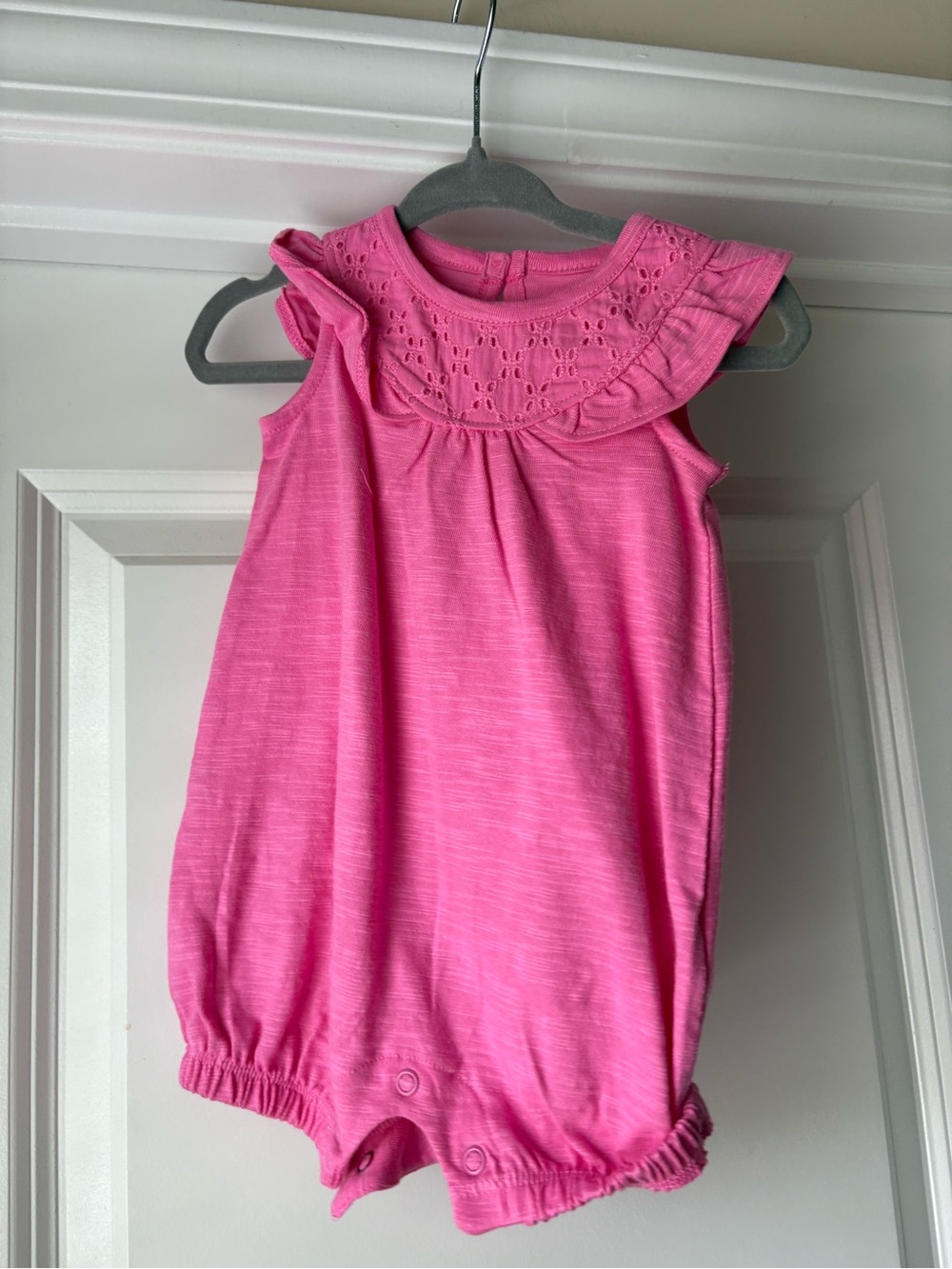 Carters Pink Eyelet Bodysuit